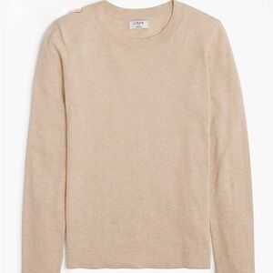 J. Crew Khaki Teddie Sweater -Size XL
